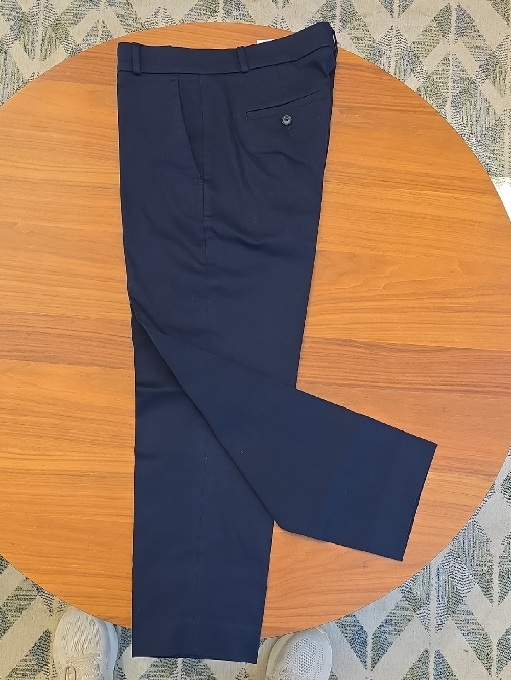 Banana Republic Avalon Pant Women's Navy Dress Pants - Classic Flat Front Size 8